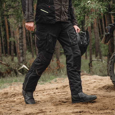 Range Black Pantalon Moto Textile