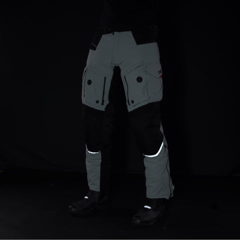 Range Grey Black Red Pantalon Moto Textile