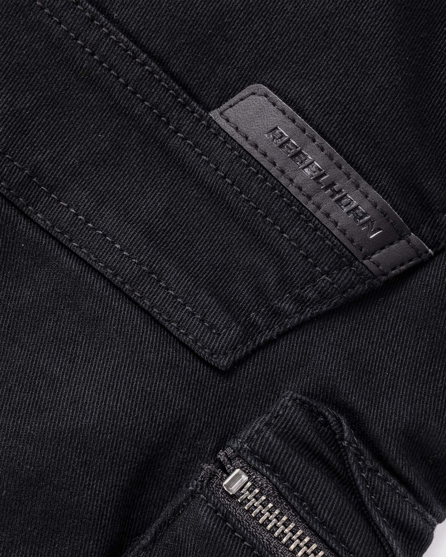 Vandal Jean Moto Noir