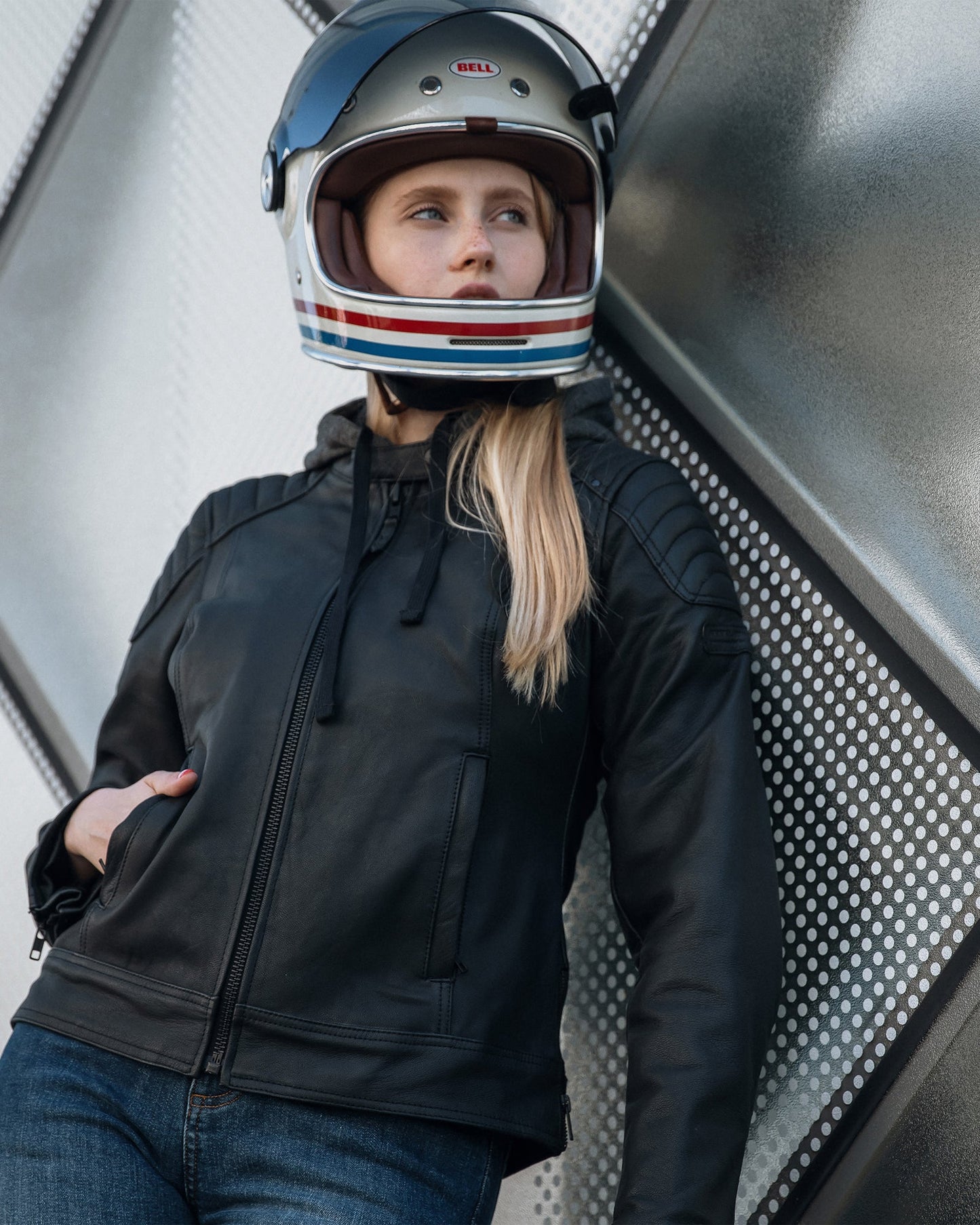 Impala Femme Blouson Cuir Noir