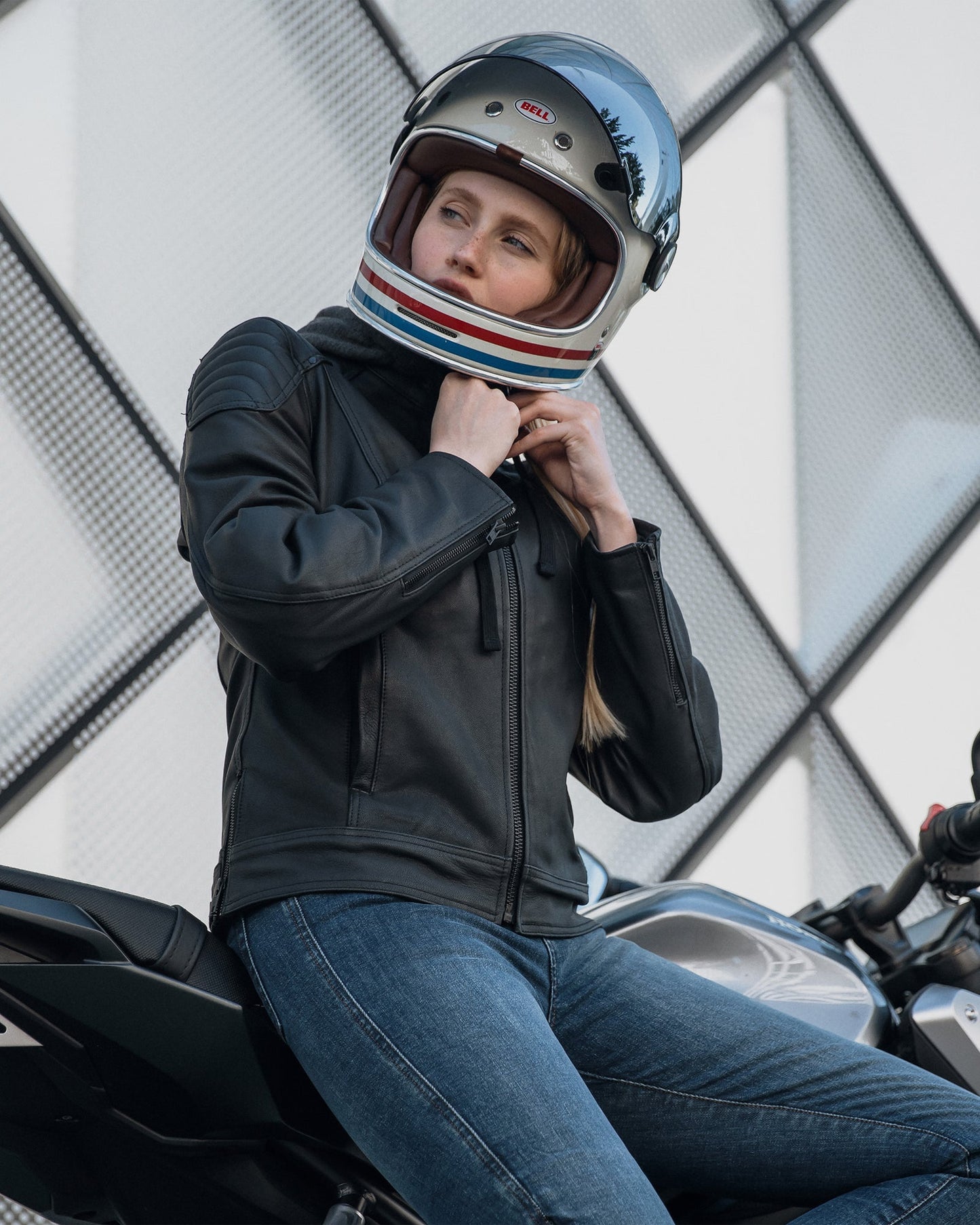 Impala Femme Blouson Cuir Noir