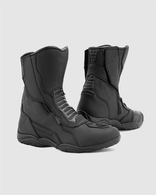 Scout Bottes Moto Noir Mat