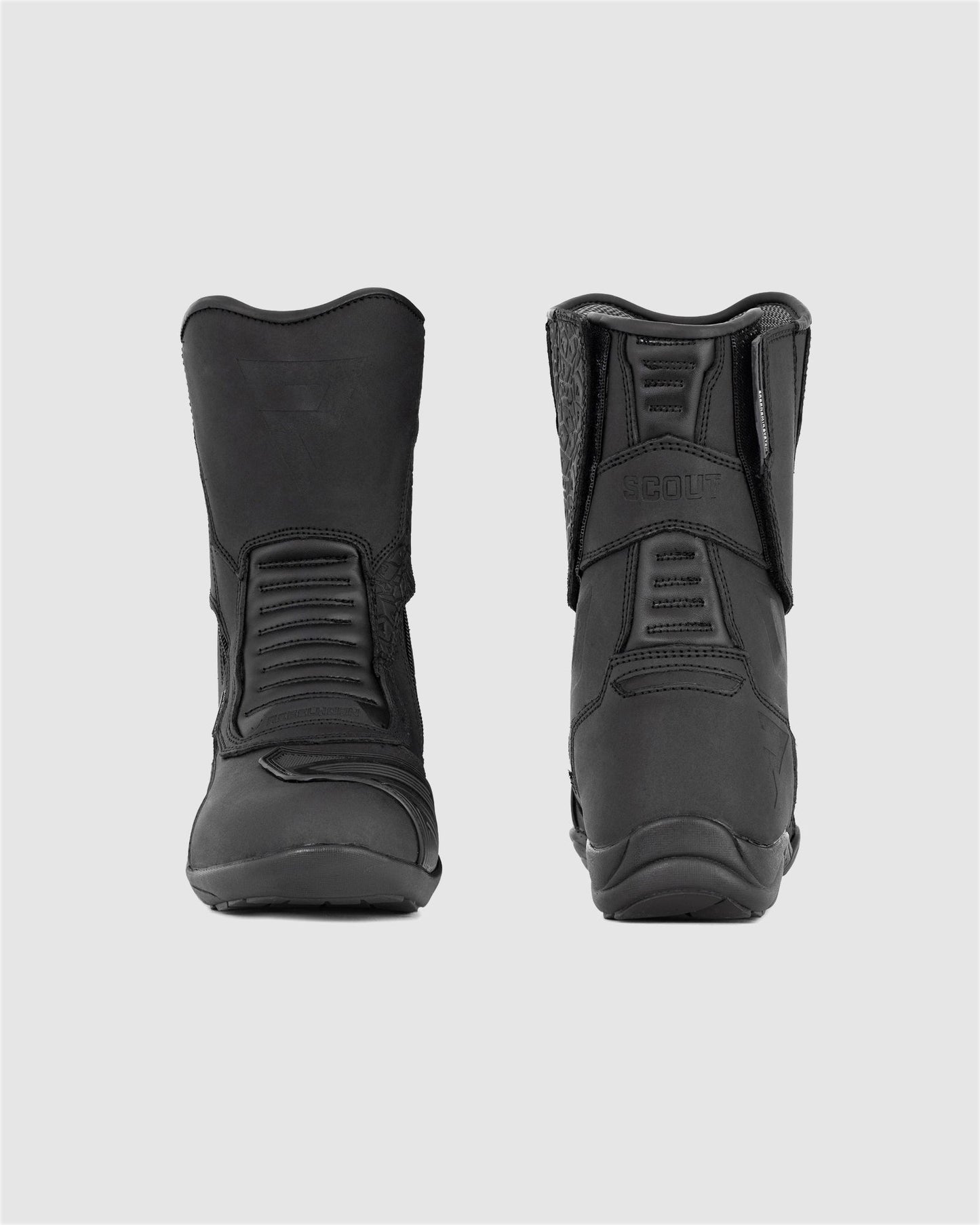 Scout Bottes Moto Noir Mat
