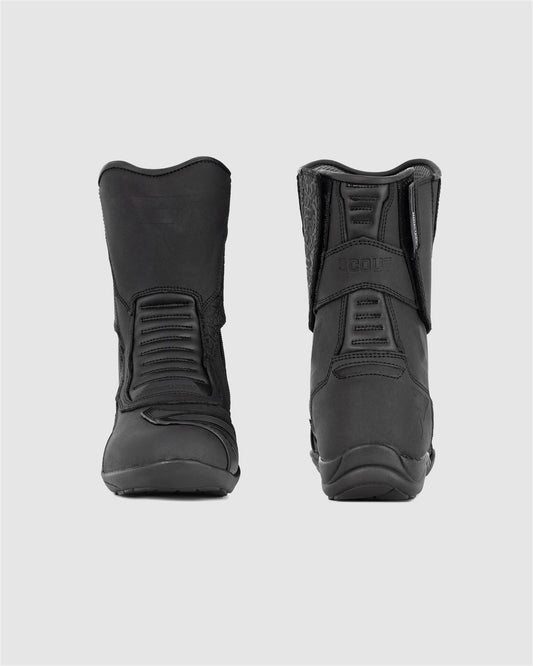 Scout Bottes Moto Noir Mat