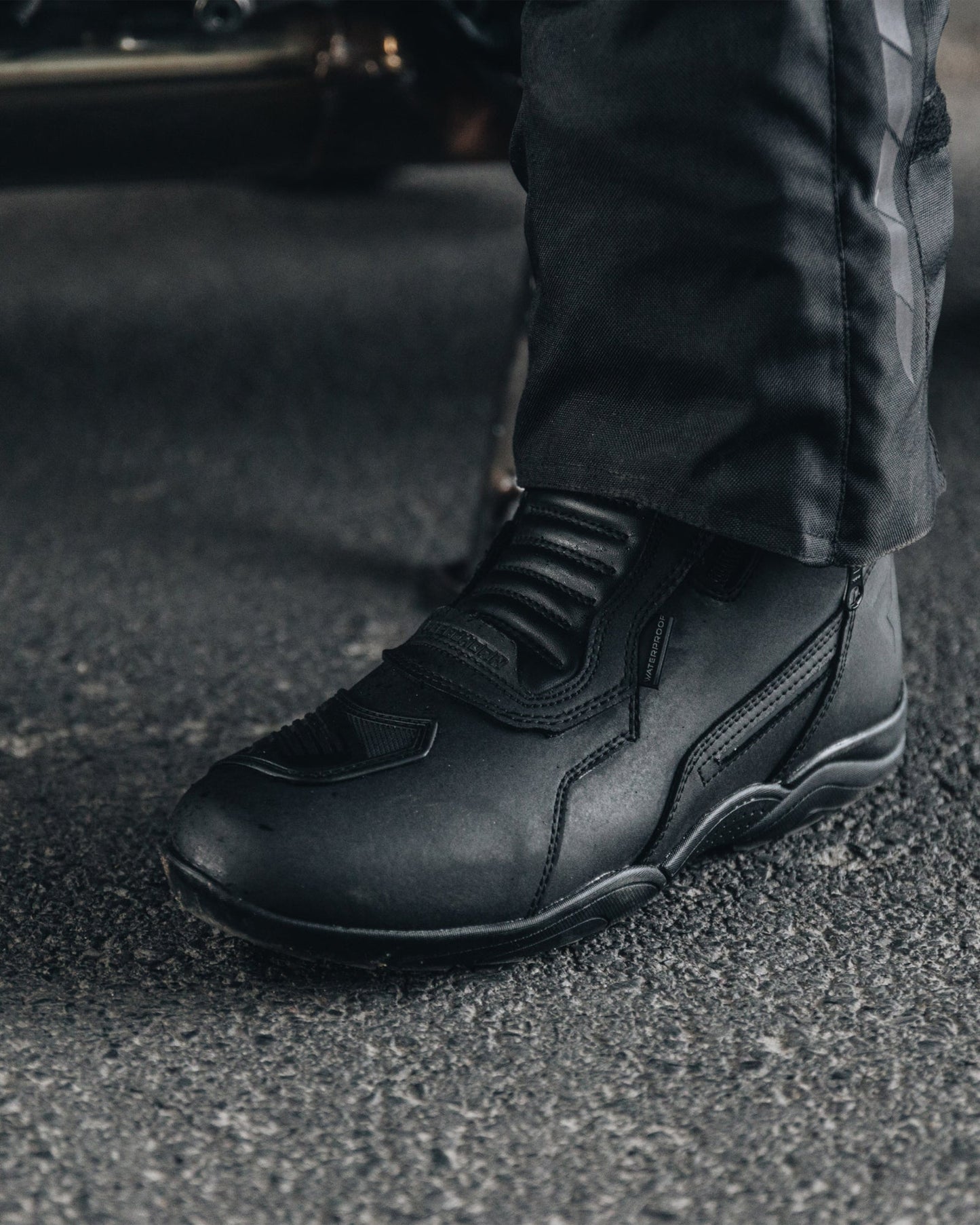 Scout Bottes Moto Noir Mat