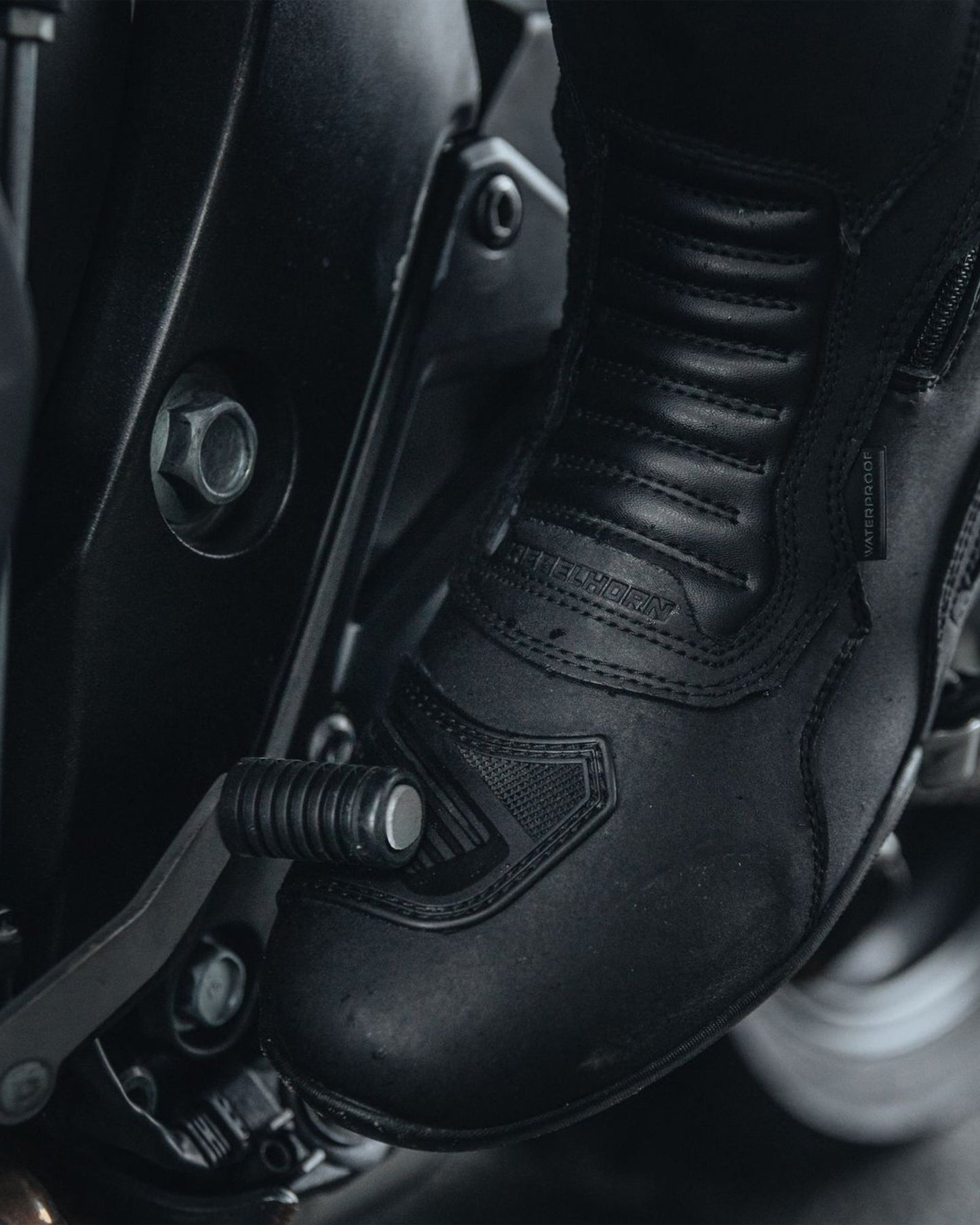 Scout Bottes Moto Noir Mat