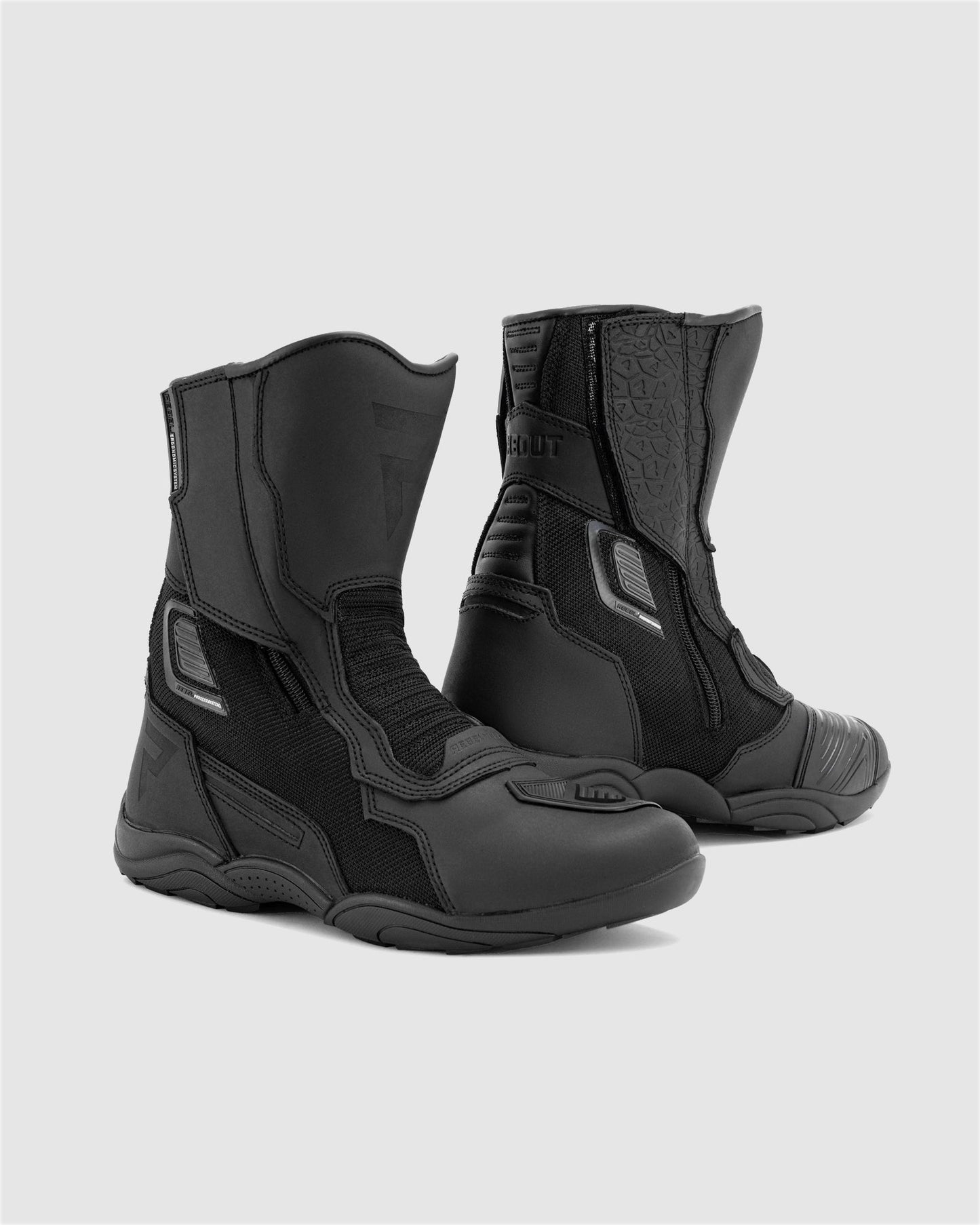 Scout Air Bottes Moto Noir Mat