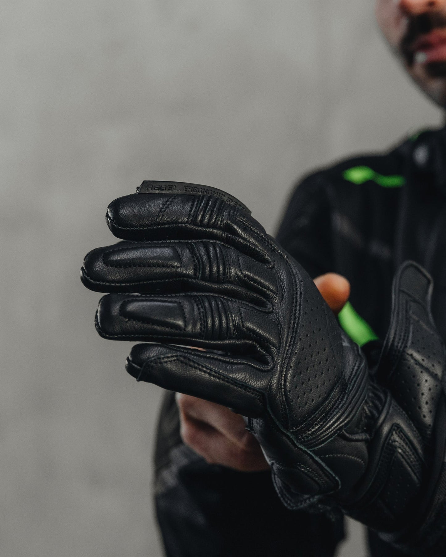 Hike II Gants Moto Noir