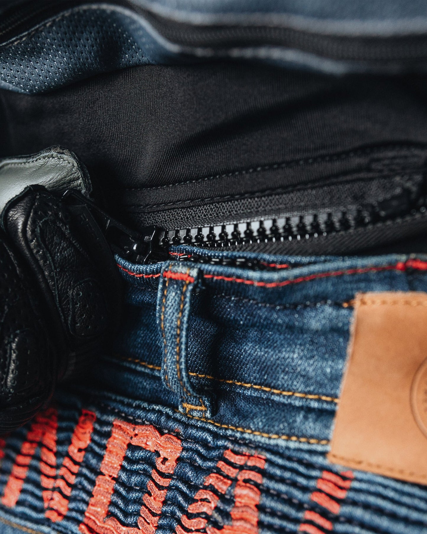 Vandal Jean Moto Bleu