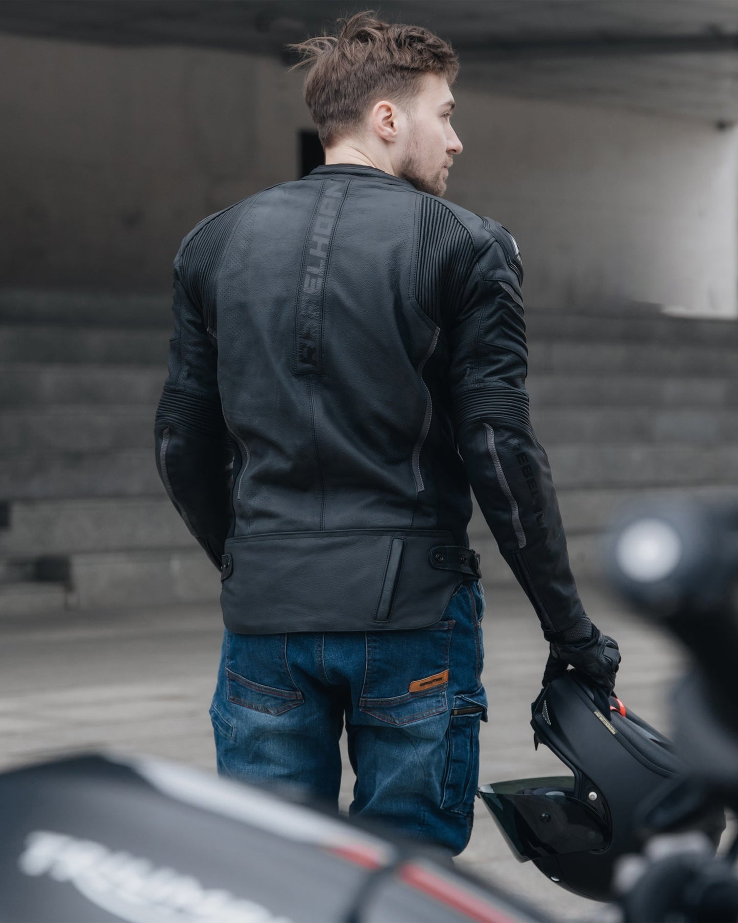 Vandal Motorcycle Blouson Cuir Noir