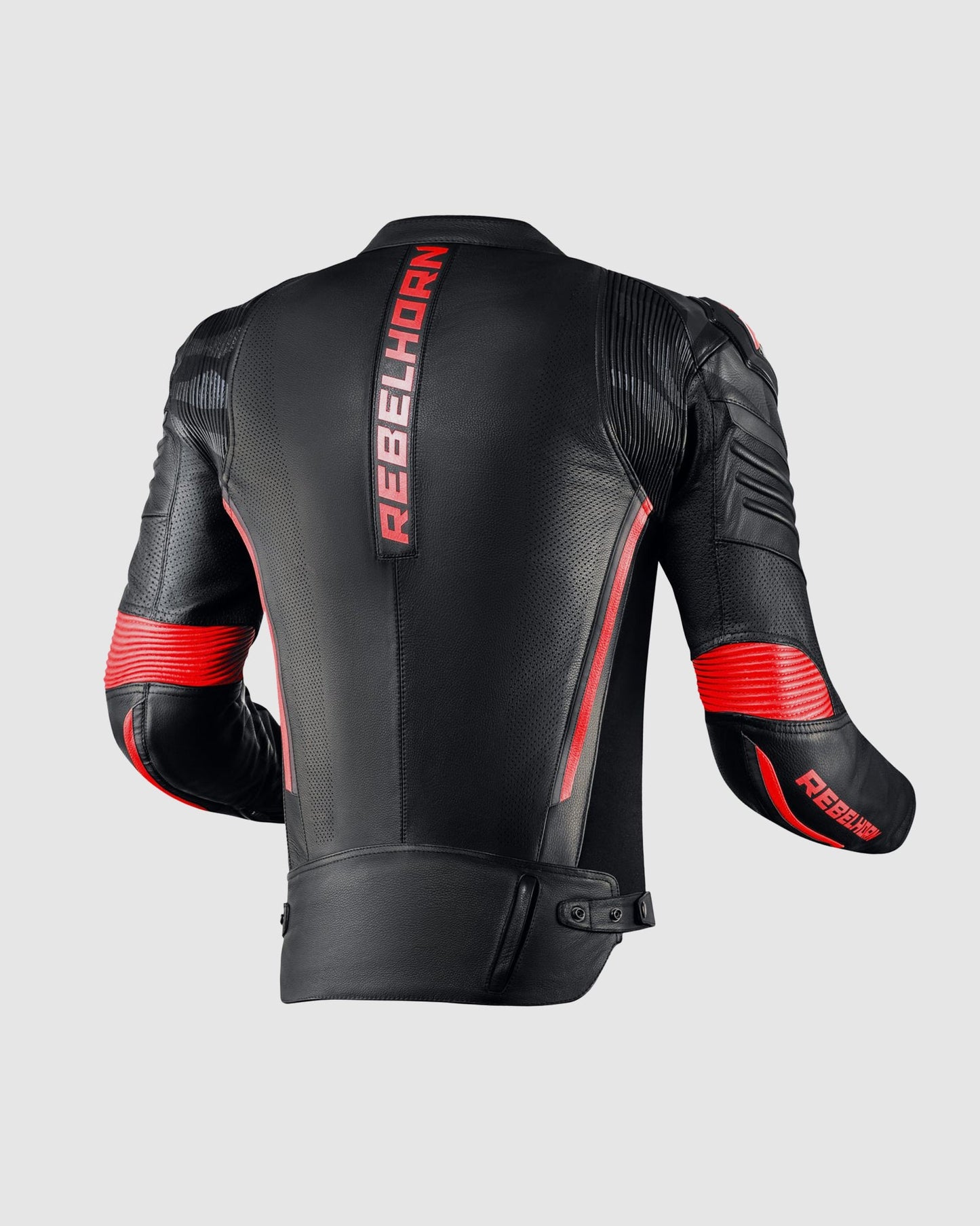 Vandal Motorcycle Blouson Cuir Rouge