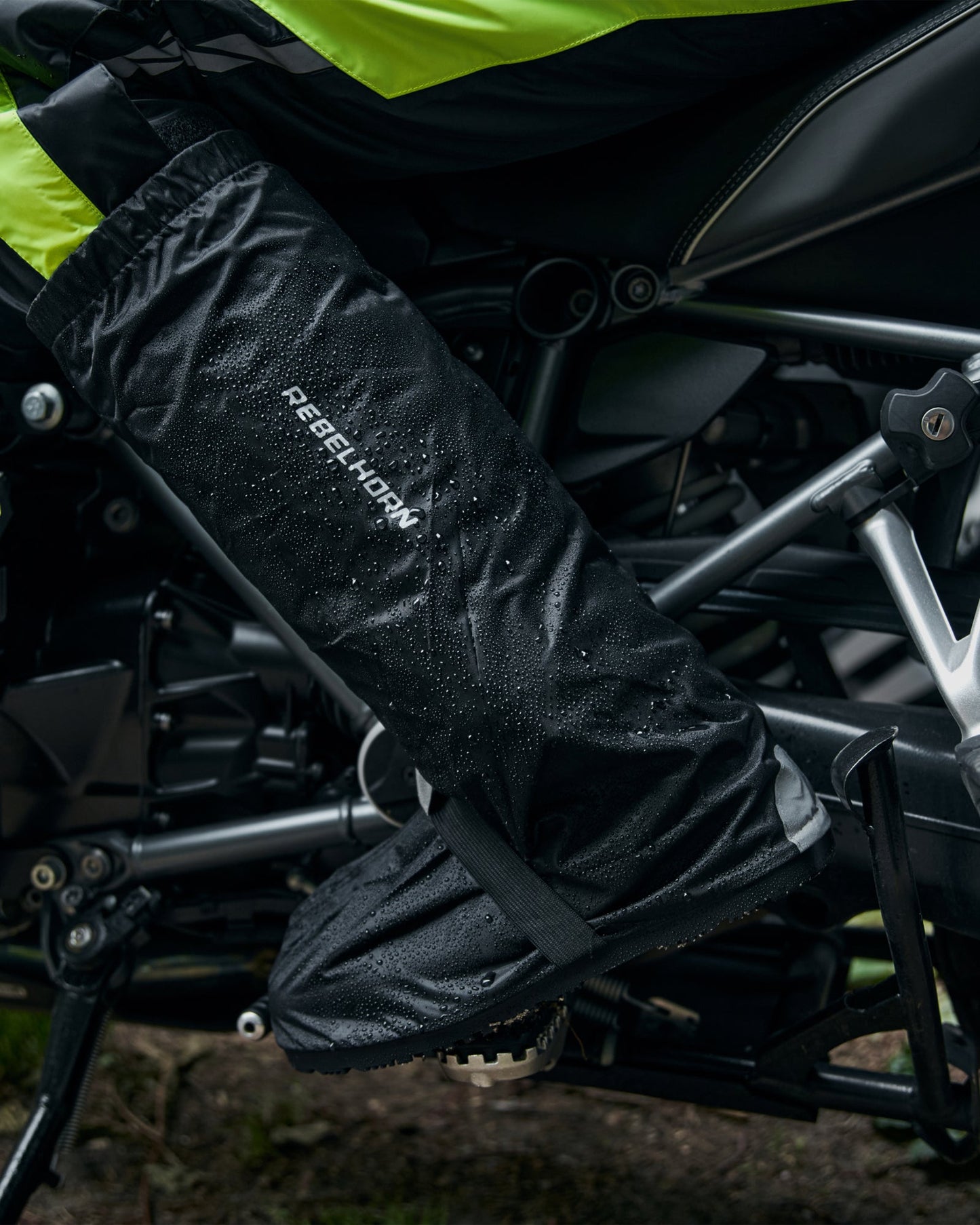 Thunder Couvre-Bottes Pluie Noir