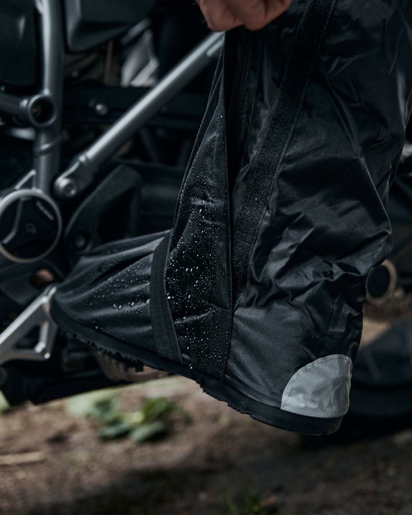 Thunder Couvre-Bottes Pluie Noir