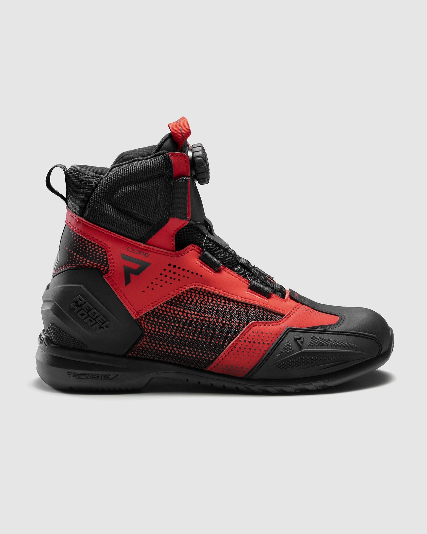 Core Bottes Moto Rouges