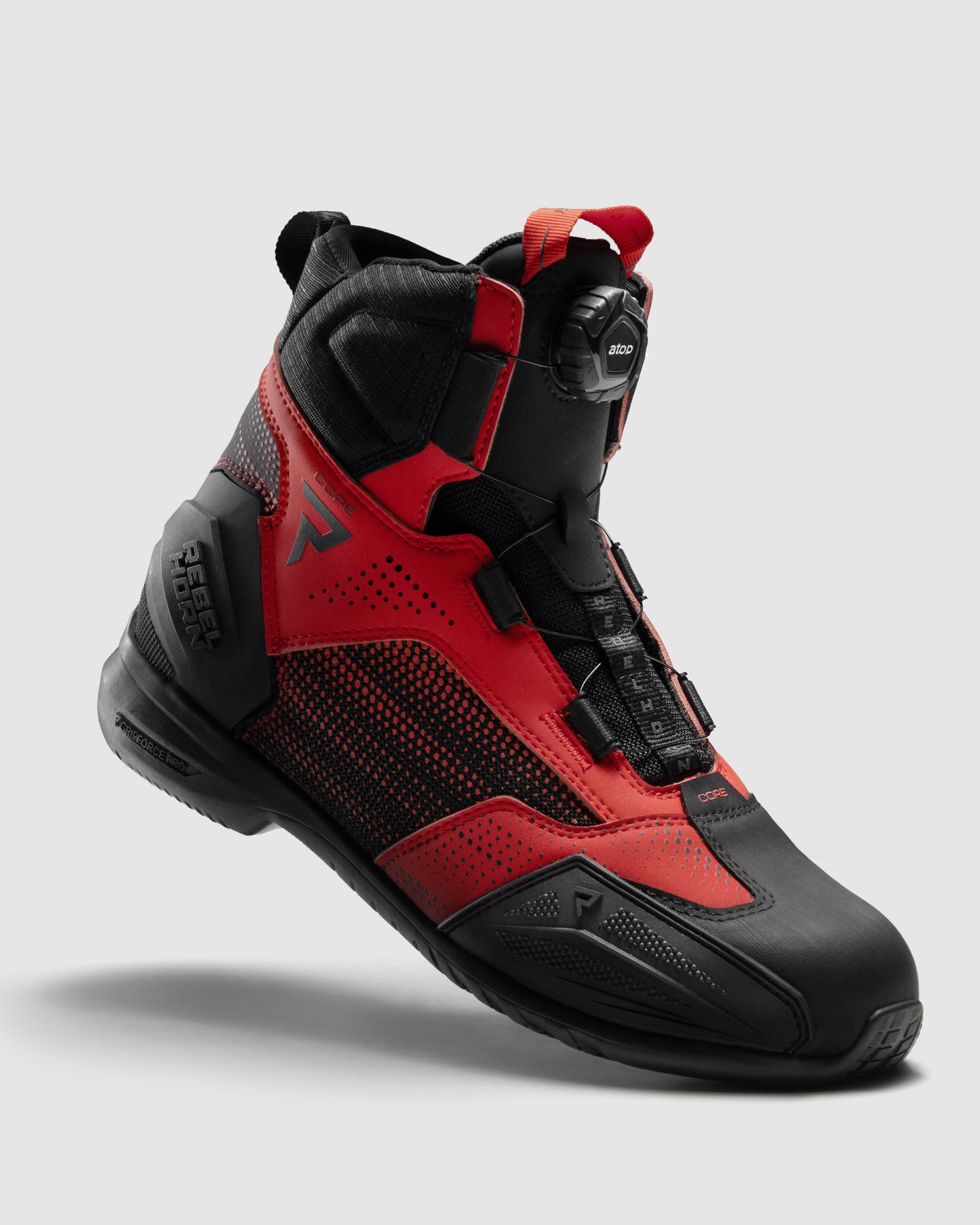 Core Bottes Moto Rouges