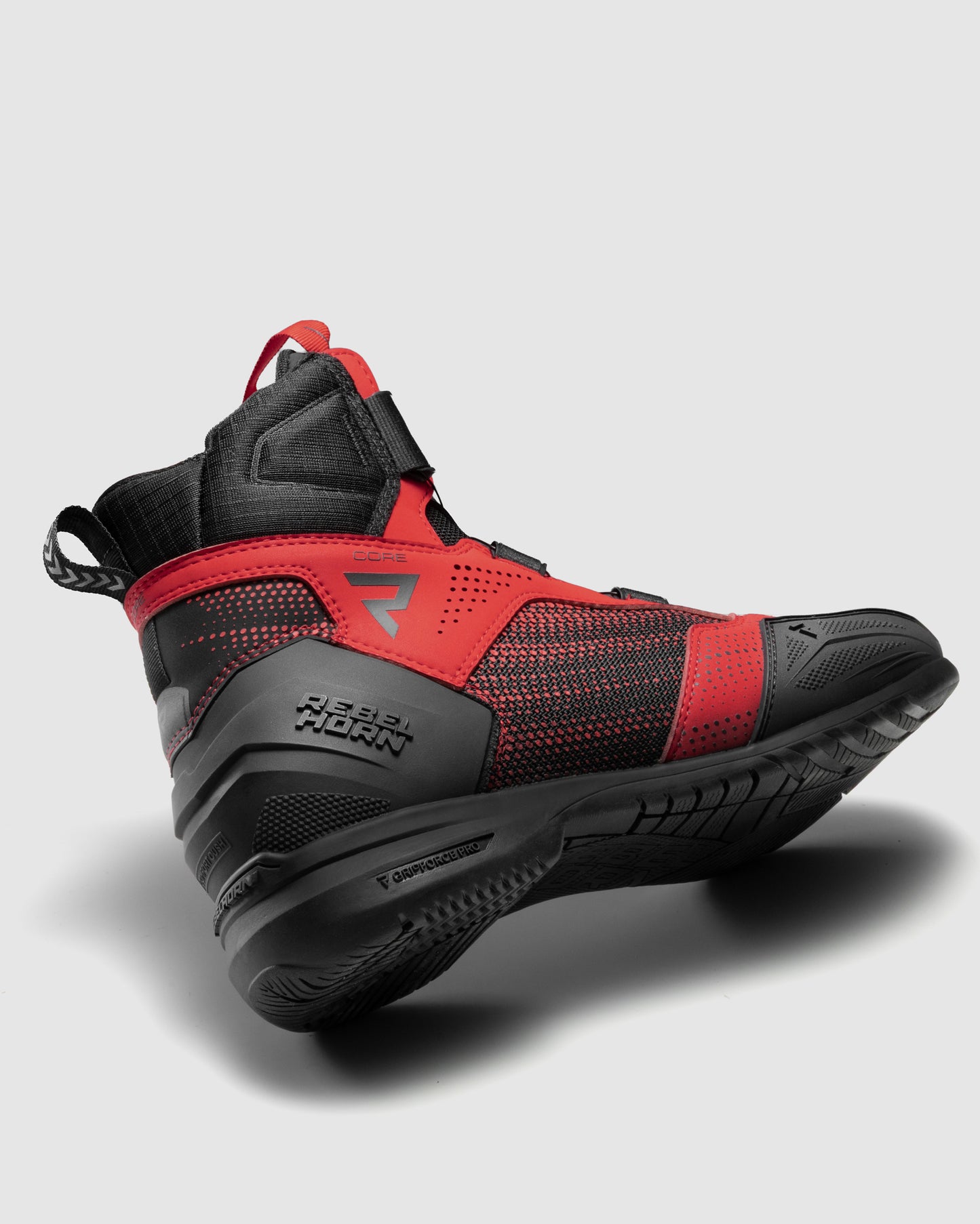 Core Bottes Moto Rouges