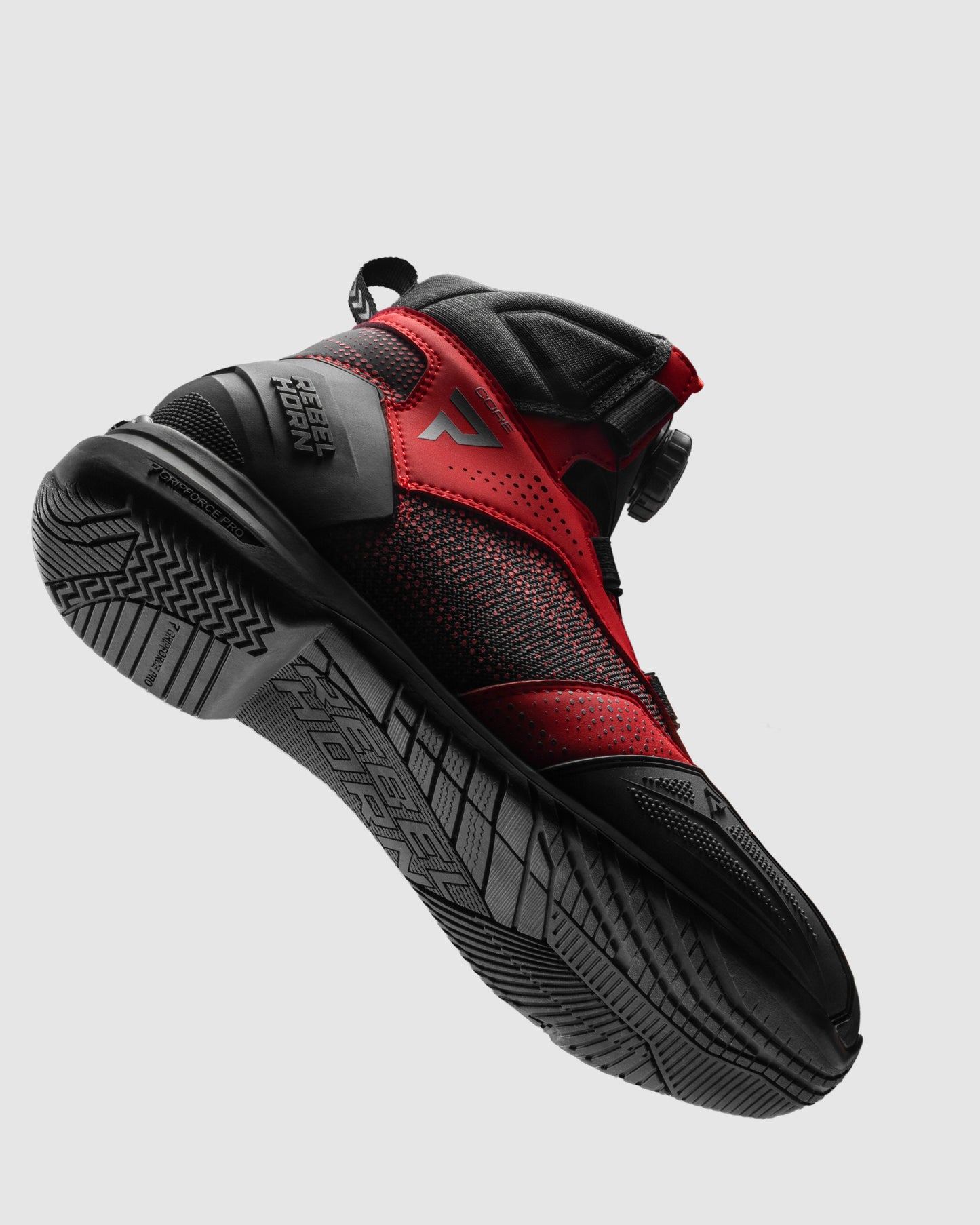 Core Bottes Moto Rouges