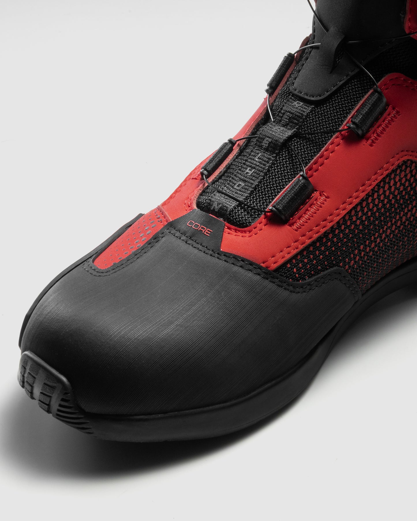 Core Bottes Moto Rouges