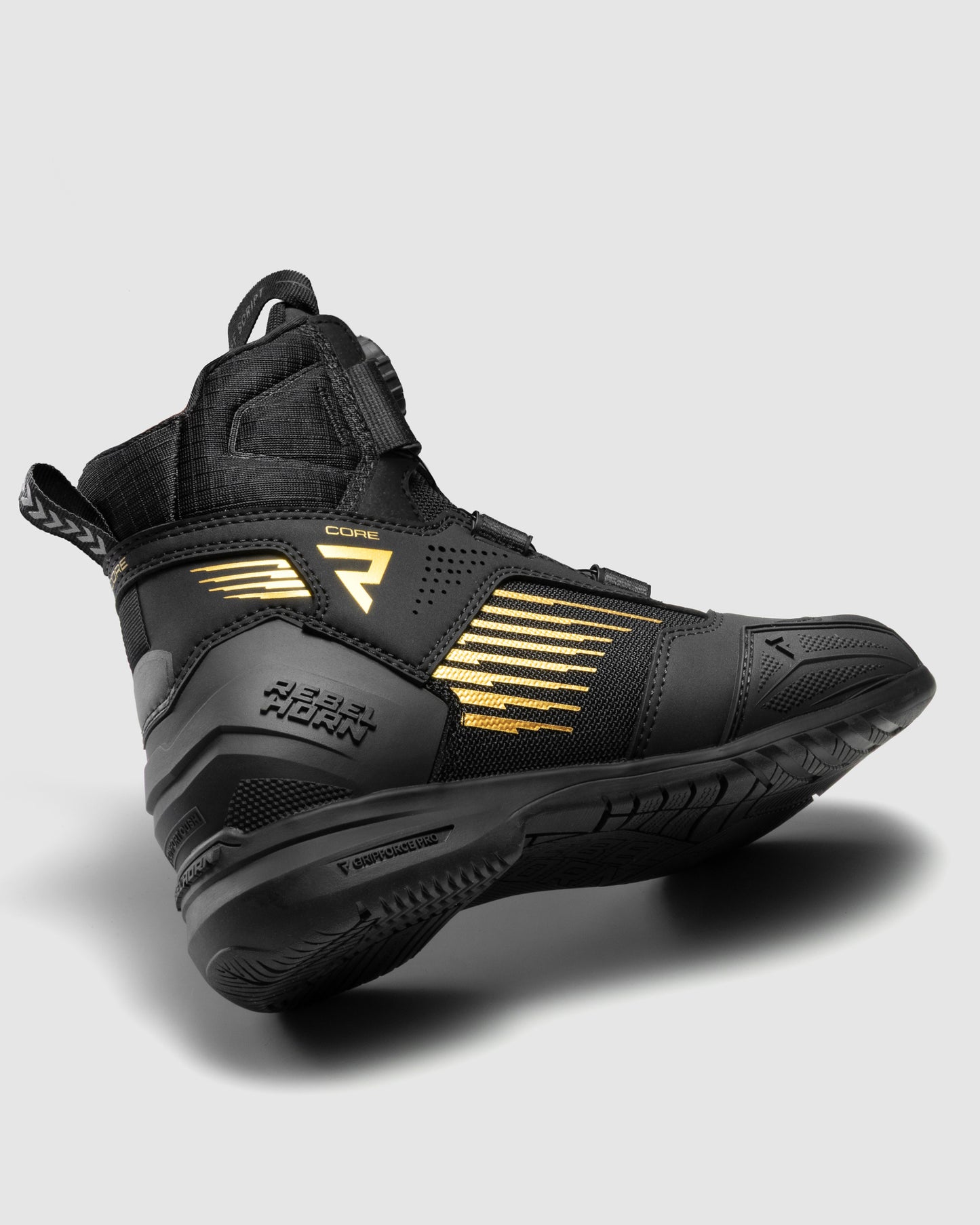 Core Bottes Moto Dorées
