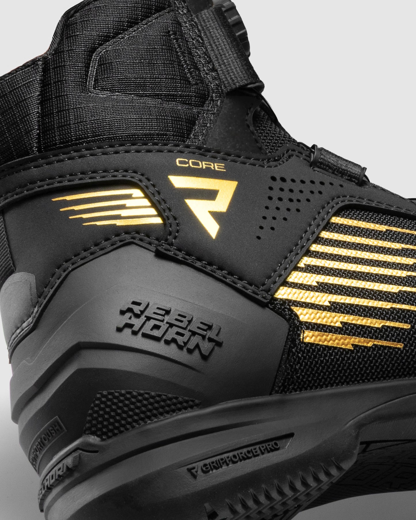 Core Bottes Moto Dorées