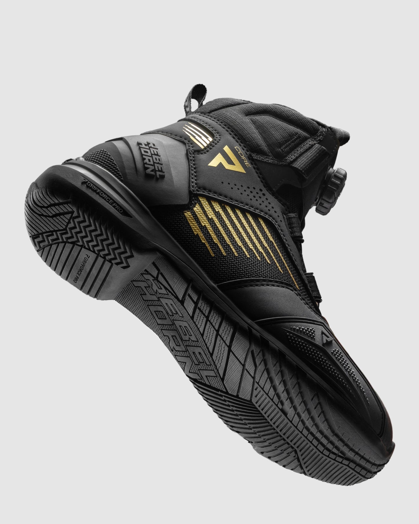 Core Bottes Moto Dorées
