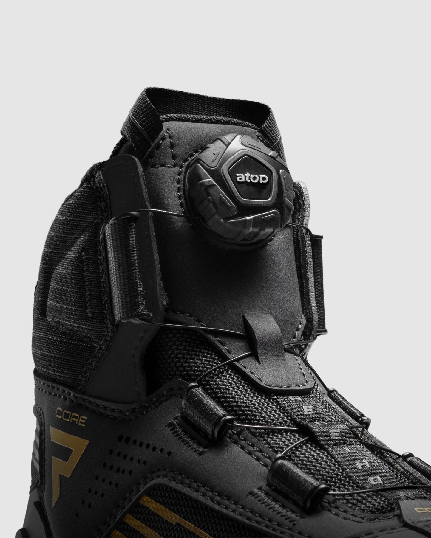 Core Bottes Moto Dorées