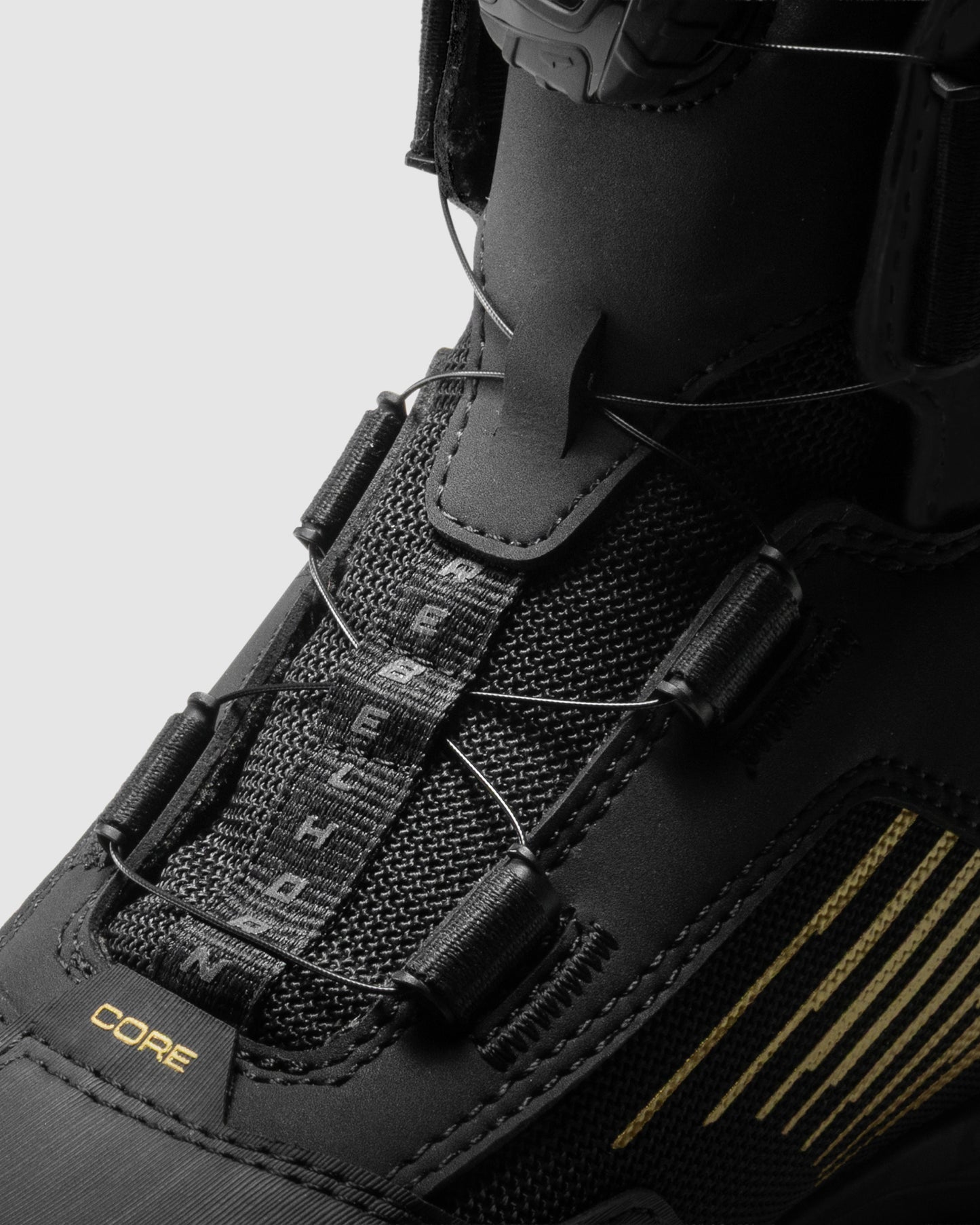 Core Bottes Moto Dorées