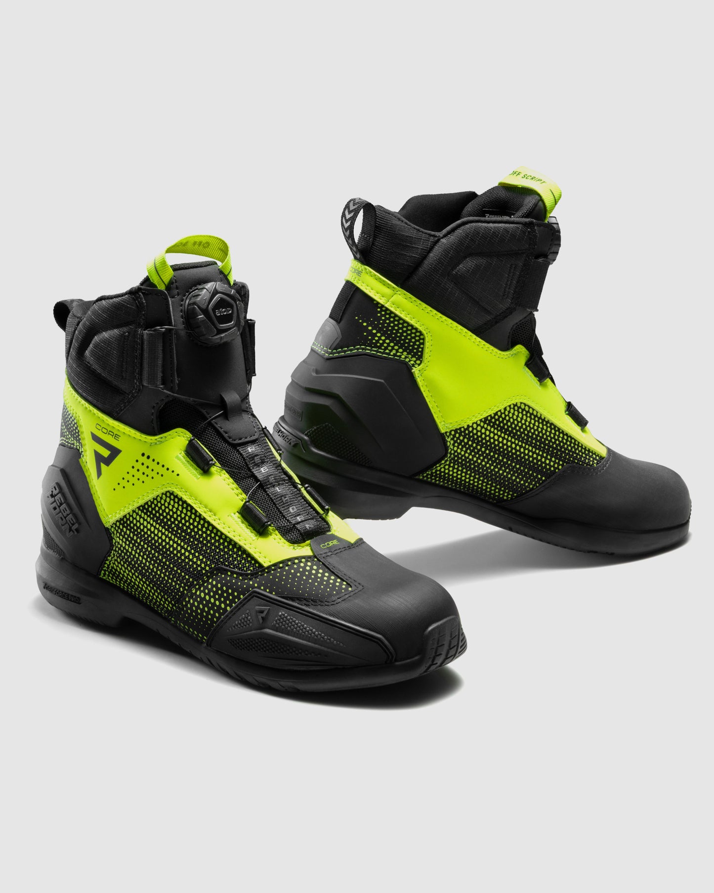 Core Bottes Moto Jaunes