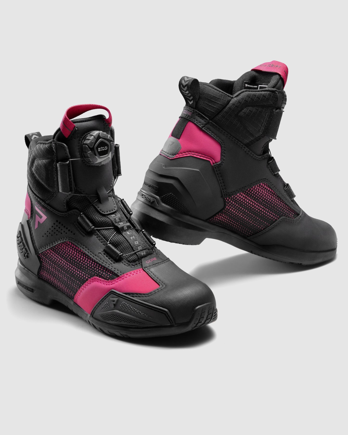 Core Bottes Moto Roses