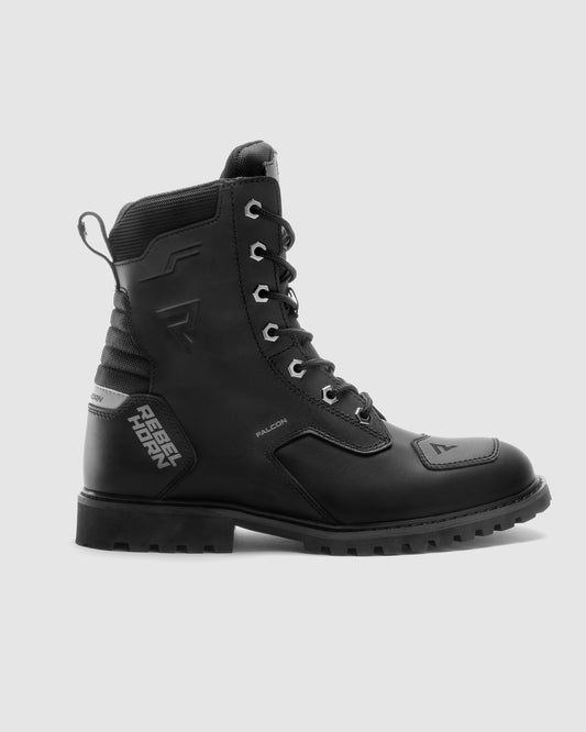 Falcon Bottes Moto Noir