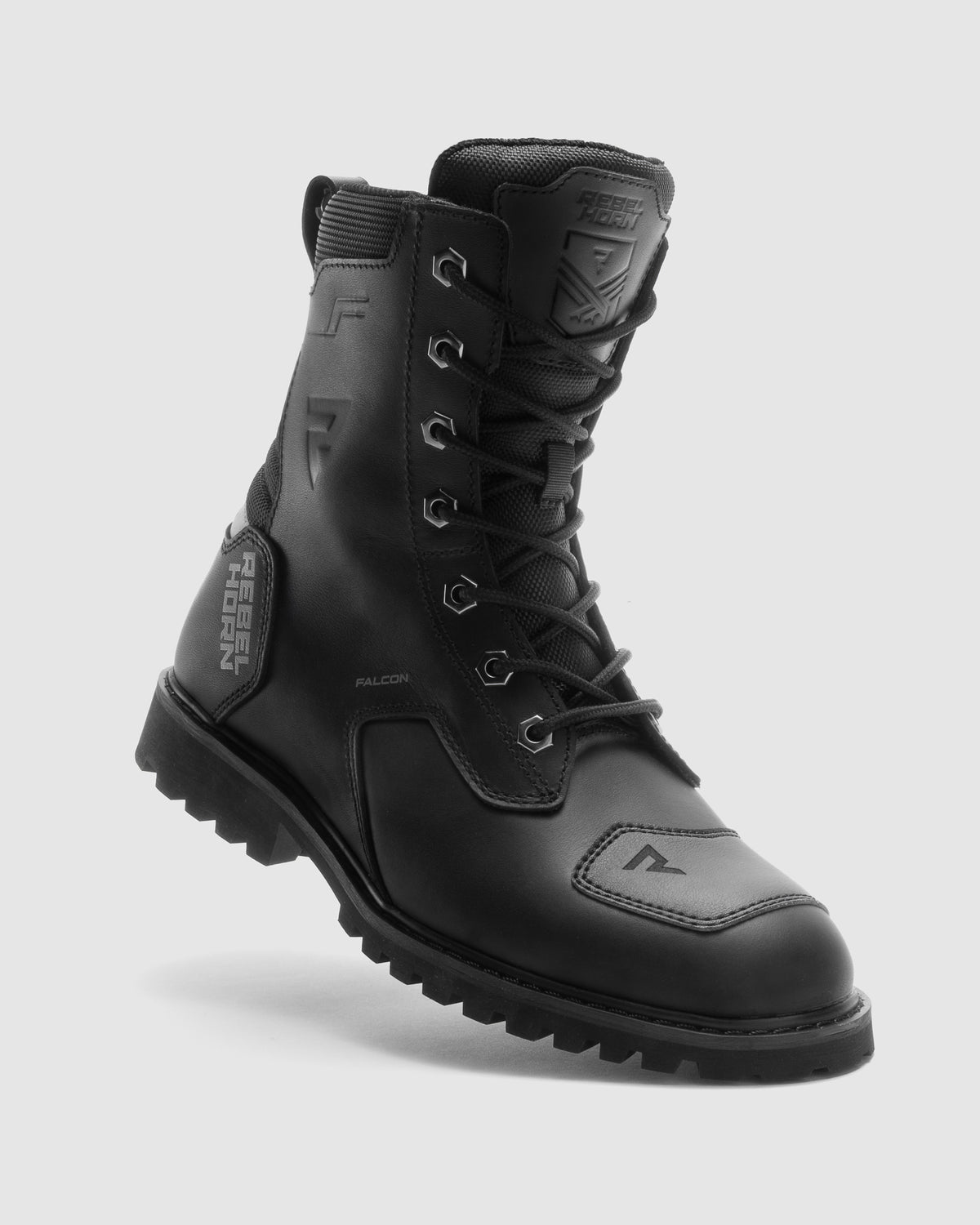 Falcon Bottes Moto Noir