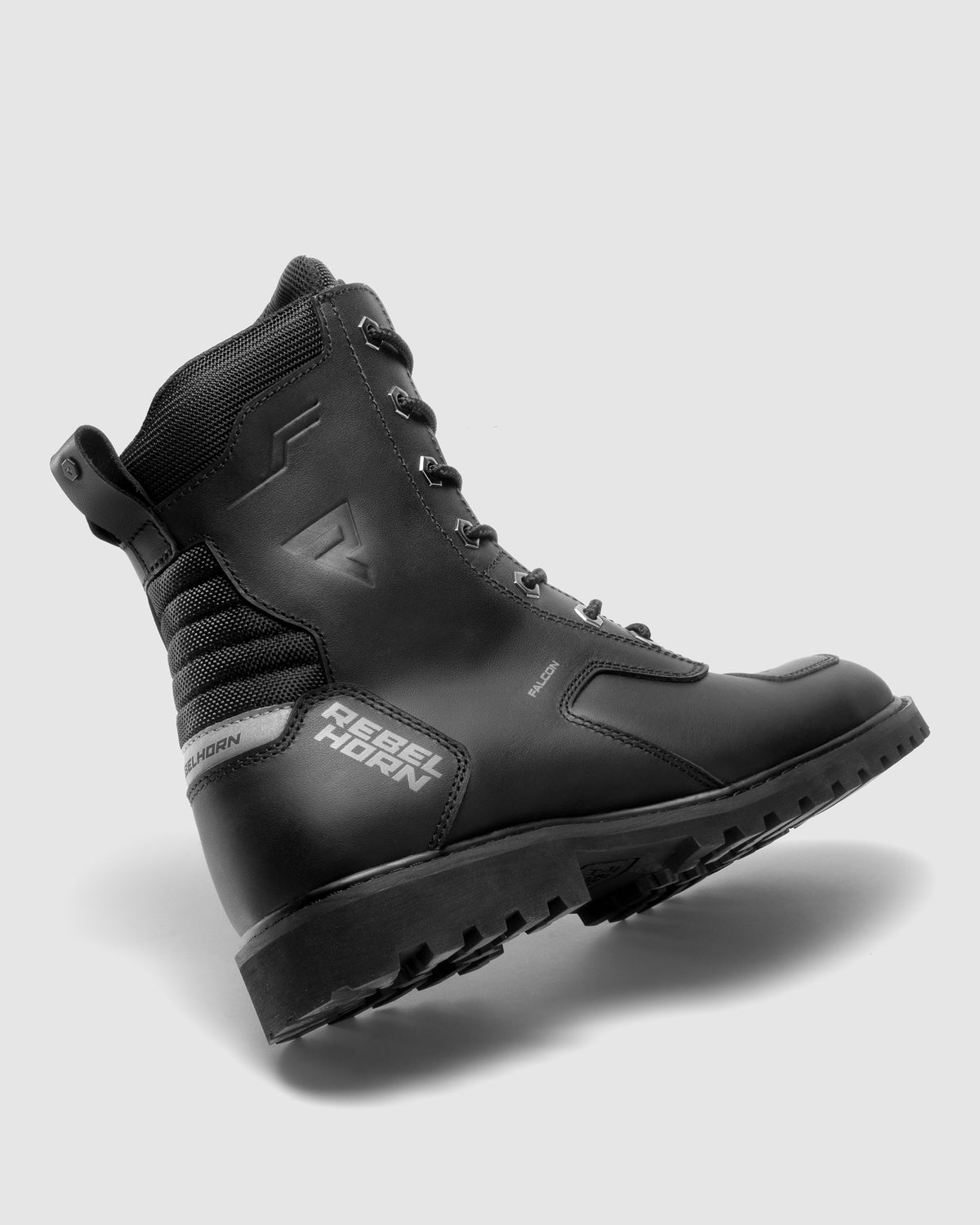 Falcon Bottes Moto Noir