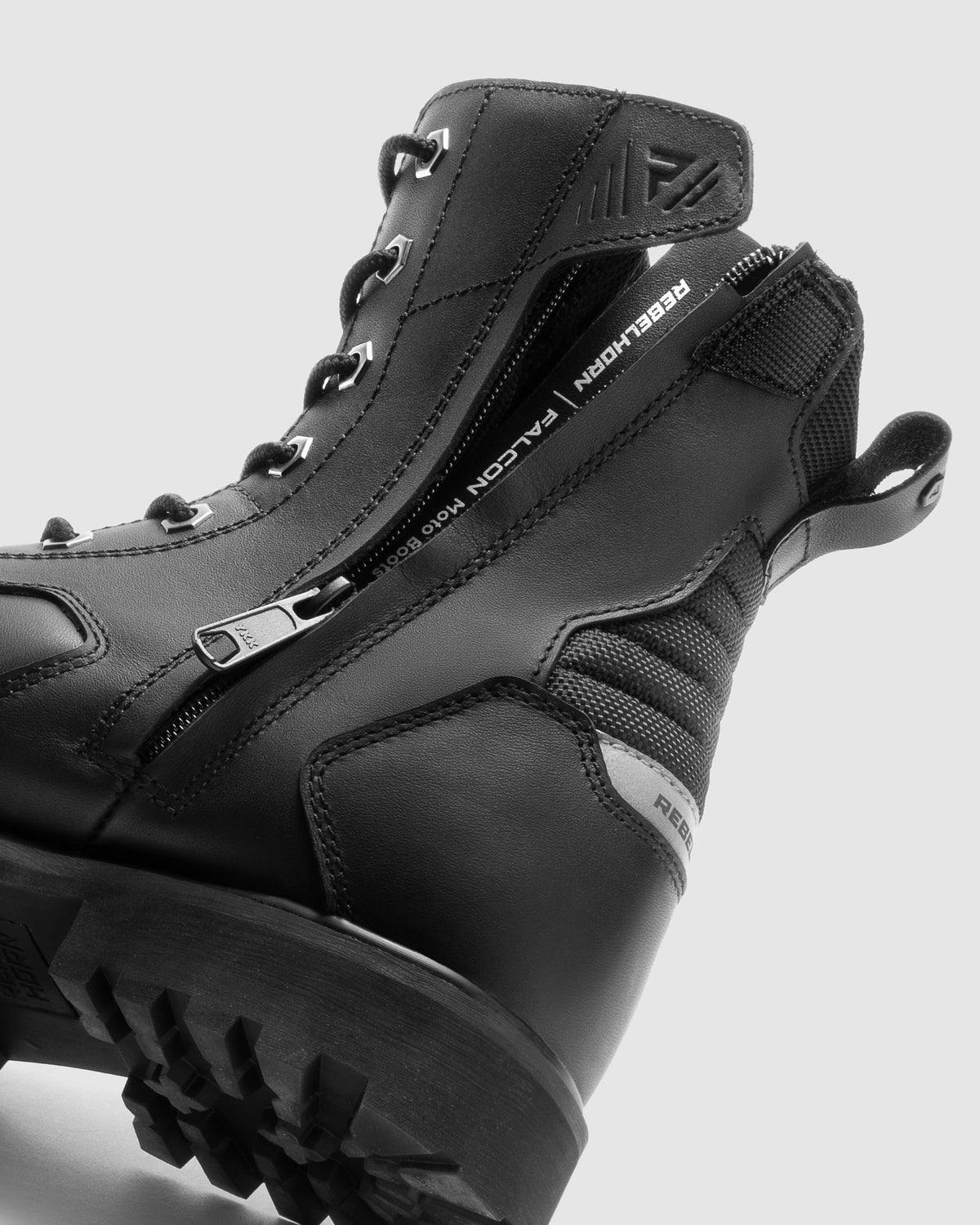 Falcon Bottes Moto Noir