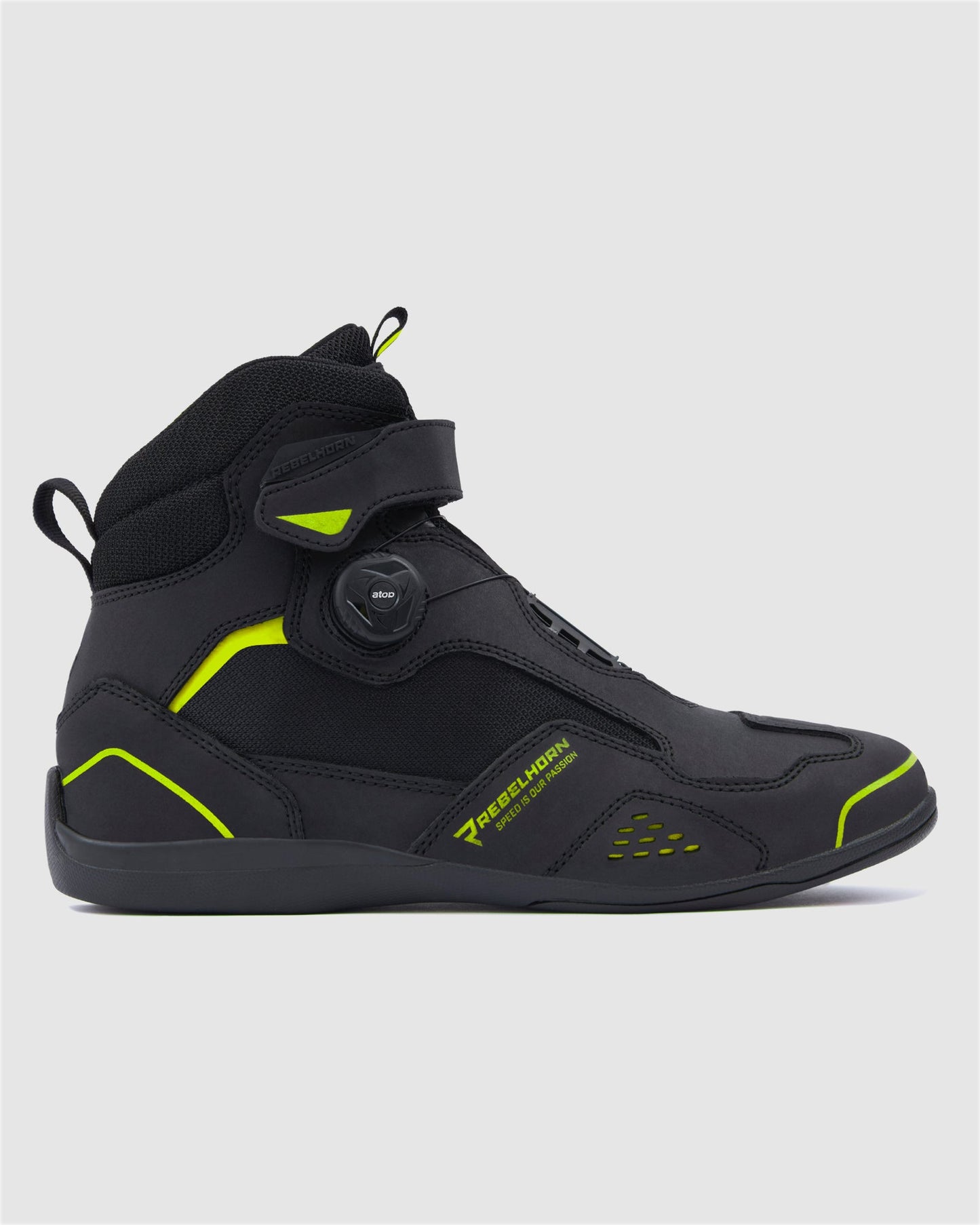 Spark II Bottes Moto Jaune Fluo