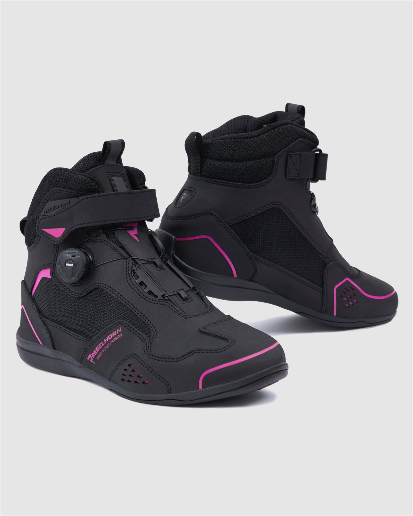 Spark II Femme Bottes Moto Rose