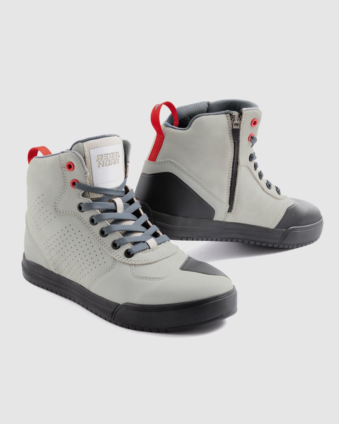 Spike Bottes Moto Gris