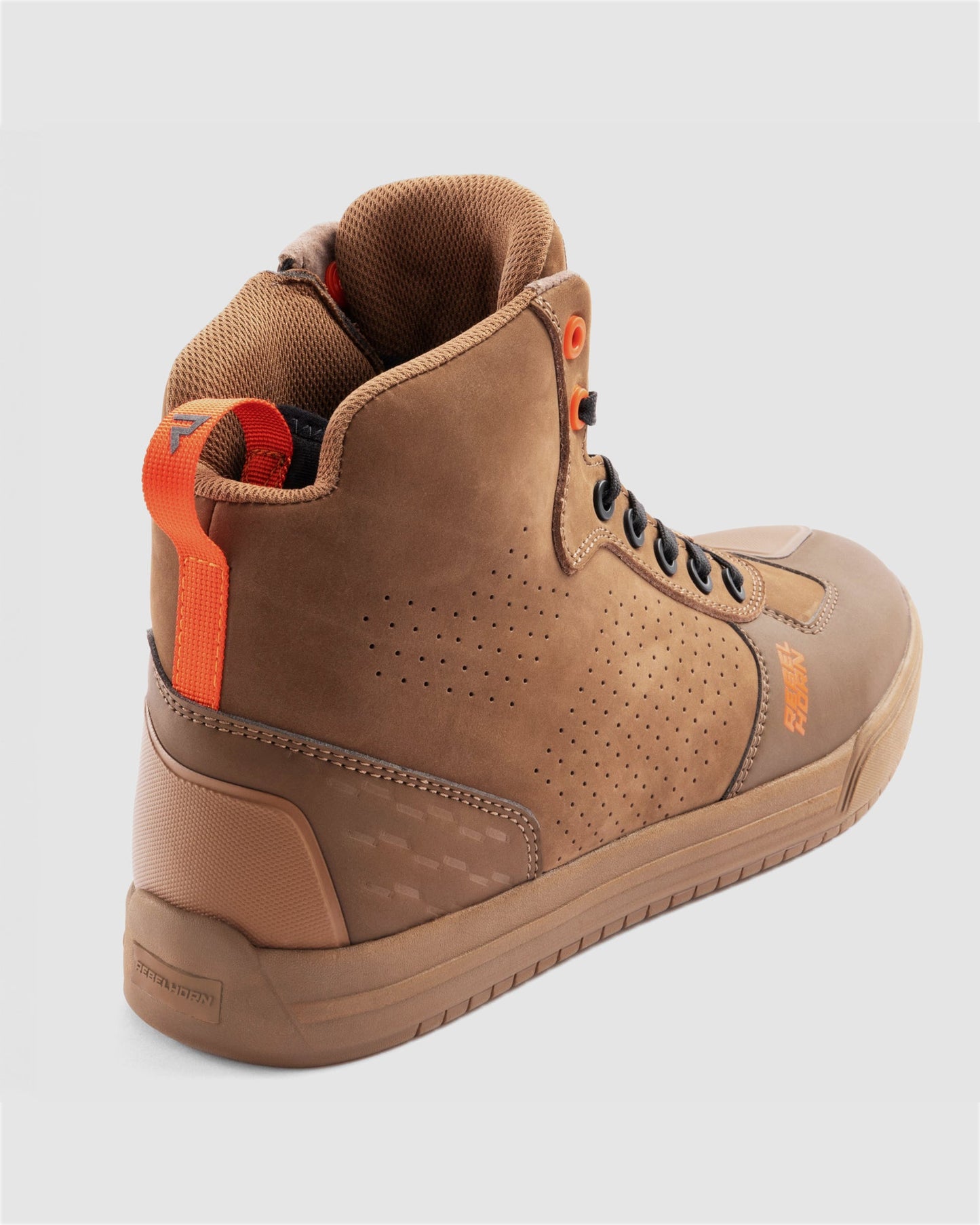 Spike Bottes Moto Marron