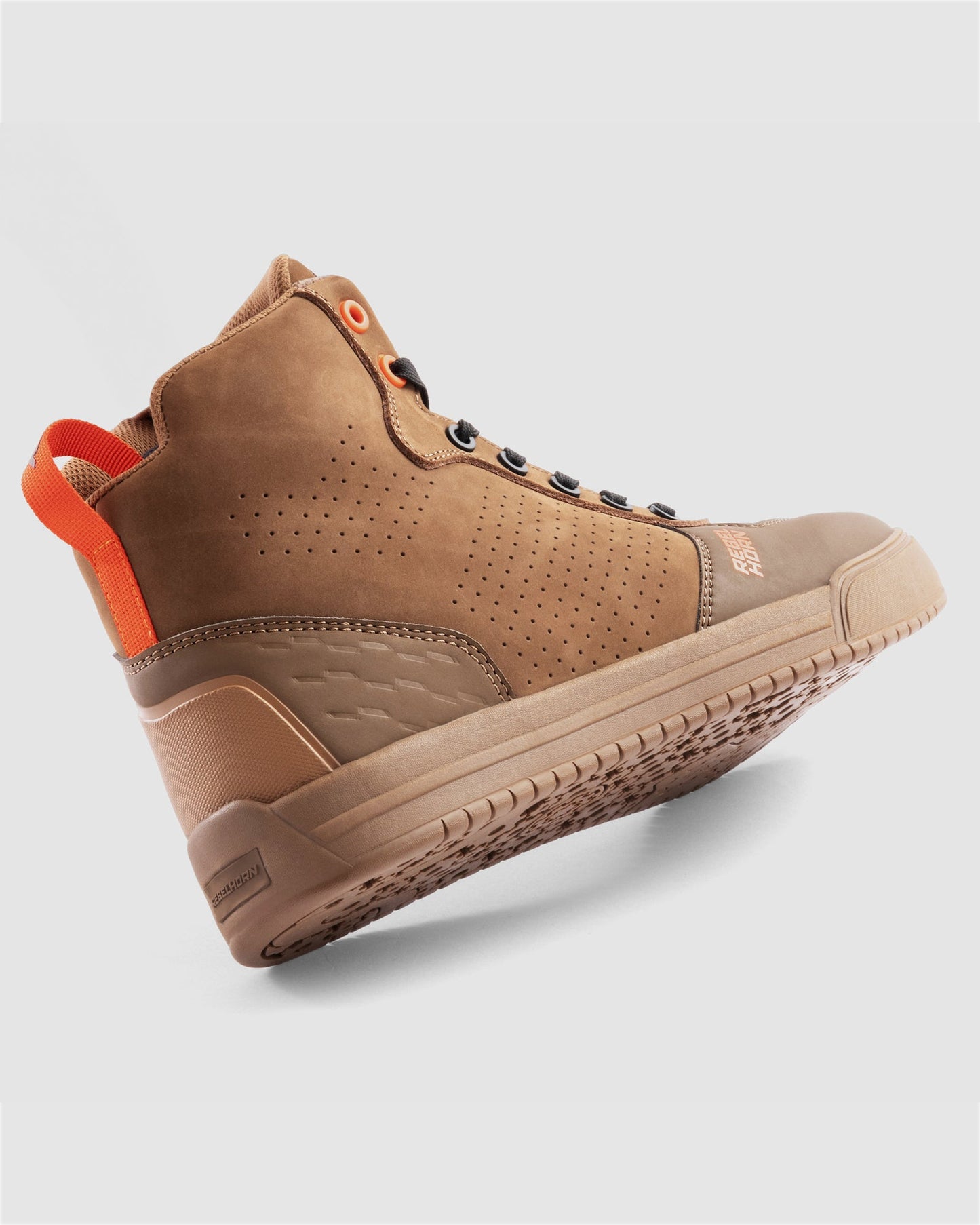 Spike Bottes Moto Marron