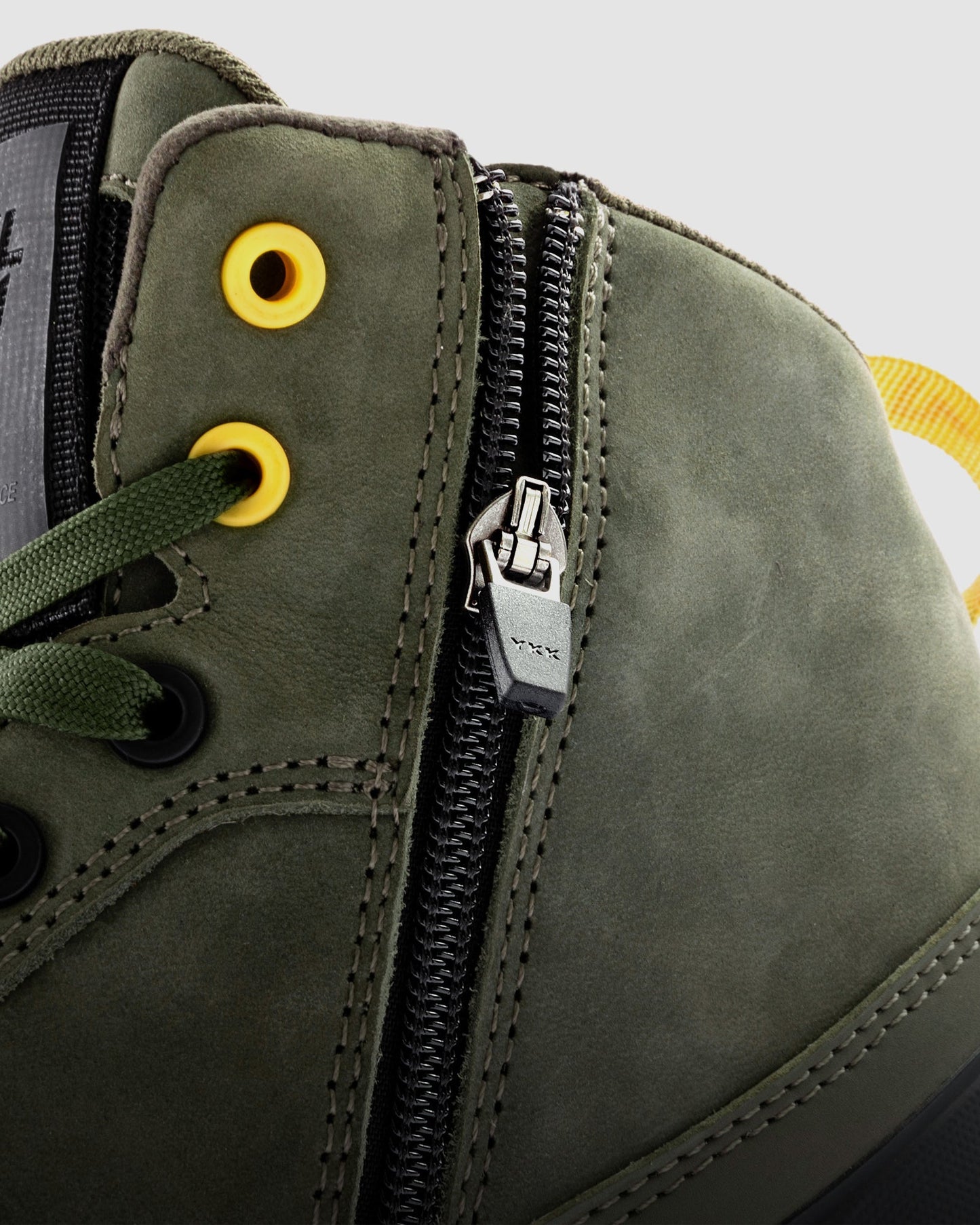 Spike Bottes Moto Olive