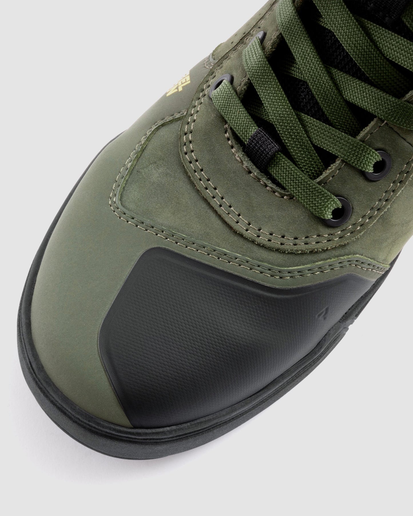 Spike Bottes Moto Olive