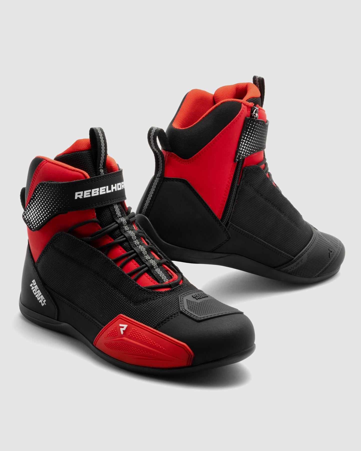 Swift Bottes Moto Rouge