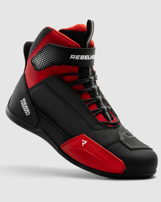 Swift Bottes Moto Rouge