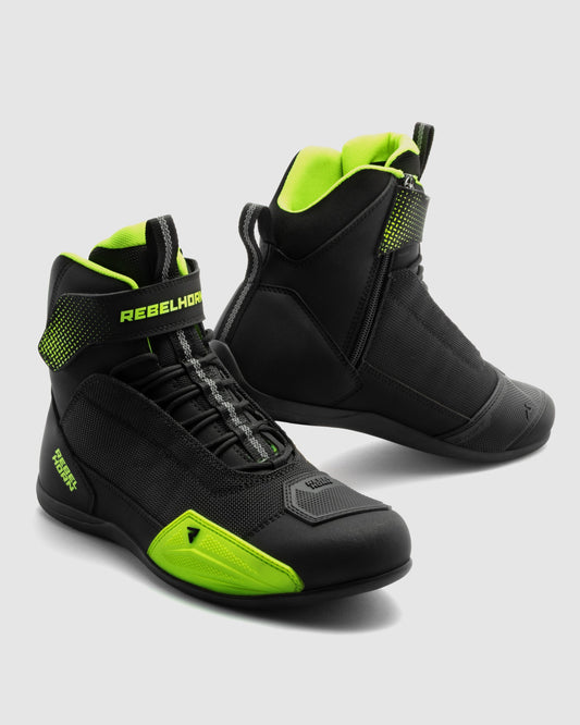 Swift Bottes Moto Jaune Fluo