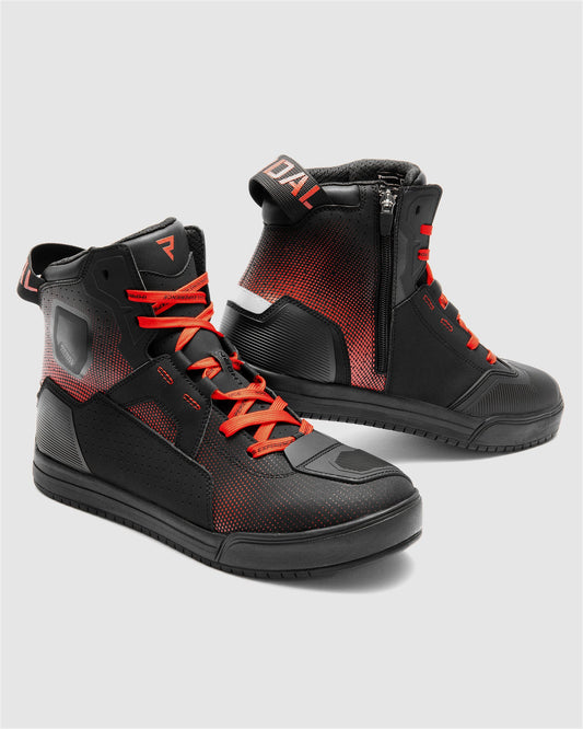 Vandal II Bottes Moto Rouge