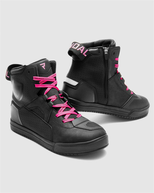 Vandal II Femme Bottes Moto Rose