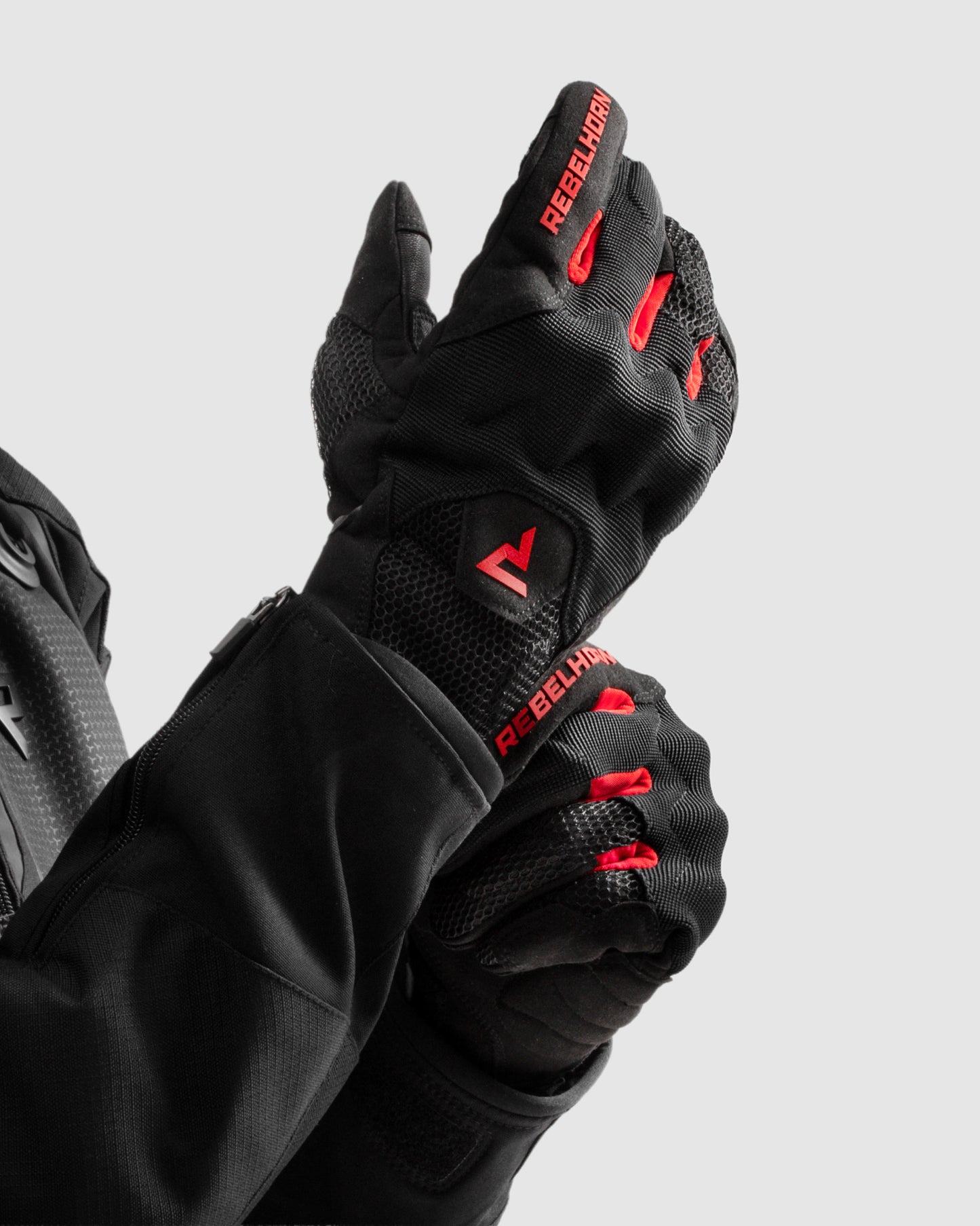Core Gants Moto Rouge