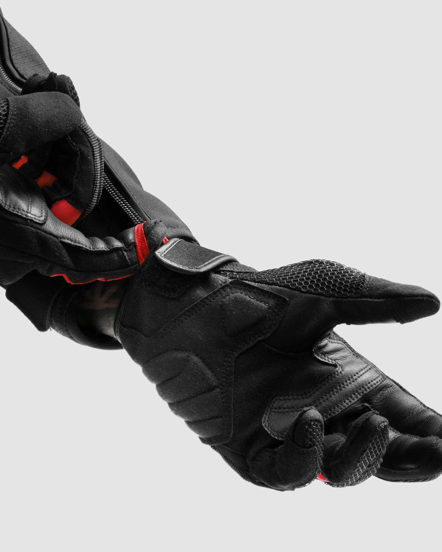 Core Gants Moto Rouge
