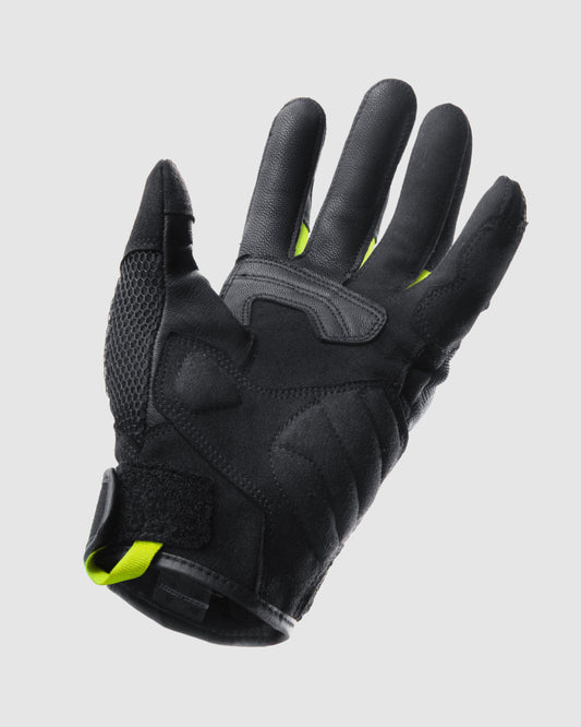 Core Gants Moto Jaune Fluo