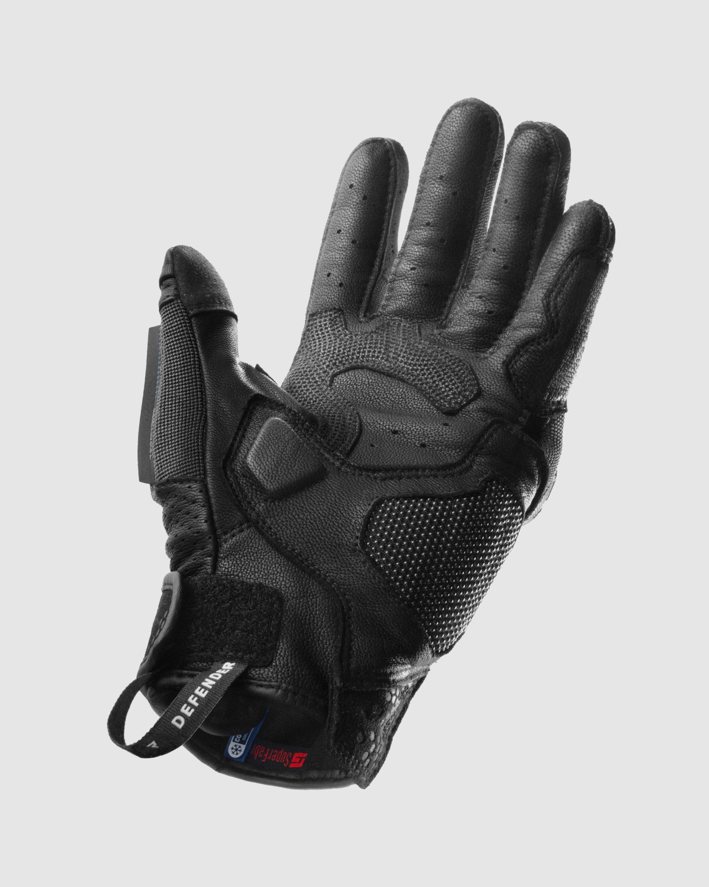 Defender Gants Moto Noir