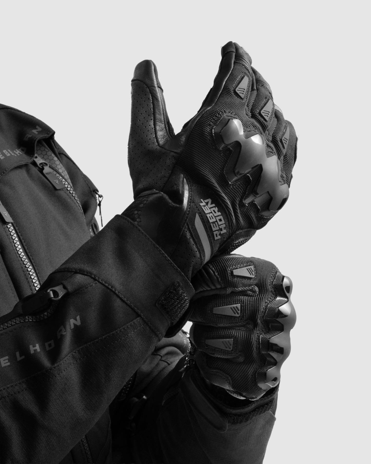 Defender Gants Moto Noir